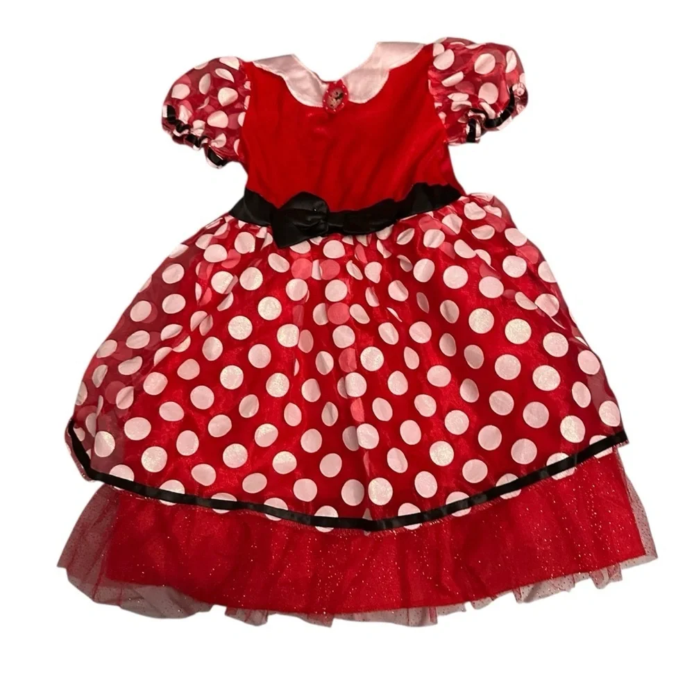 Disney Red and White Polka Dot Costume Dress - Picture 1 of 2
